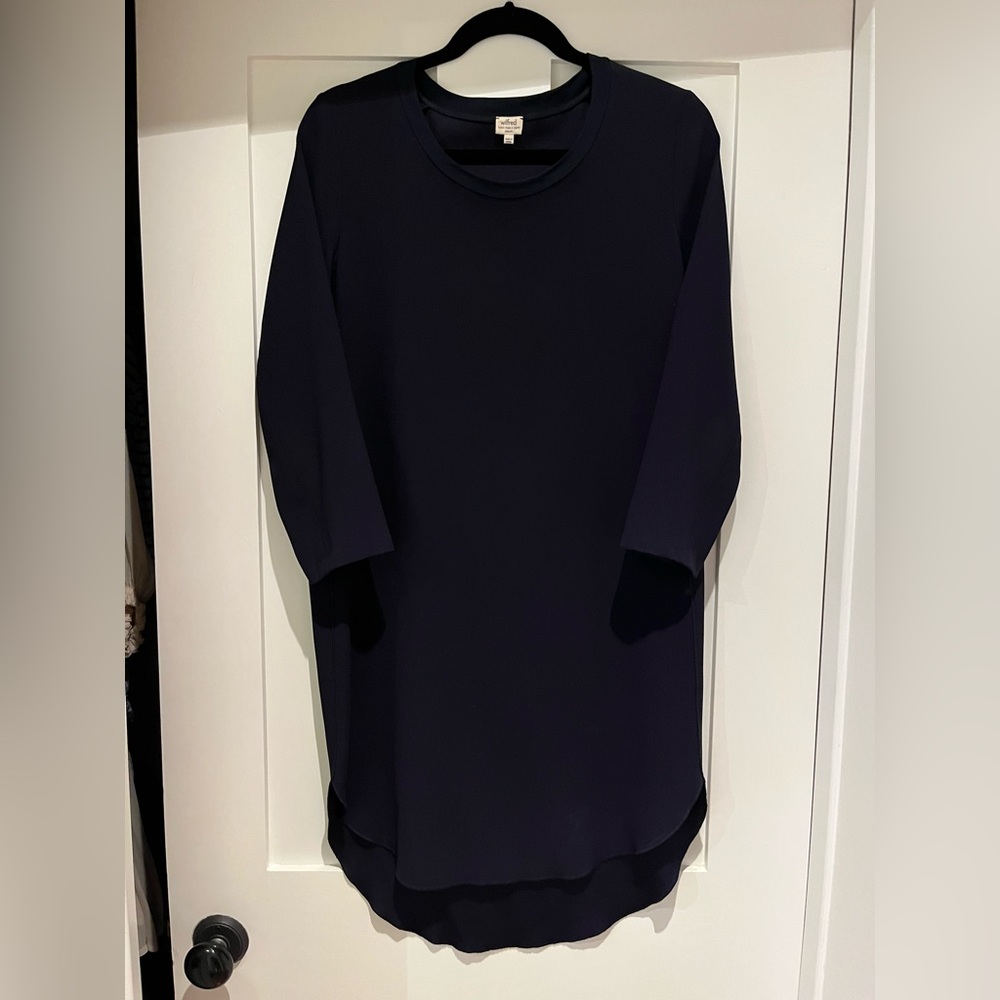 Wilfred dark navy silk Dress